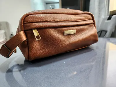 Aldo Brown Travel Pouch (brand new condition)