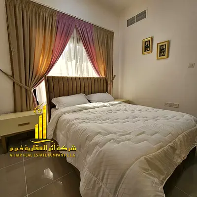 Luxury one-bedroom apartment in Ajman - Corniche - near Bahi Hotel - fully furnished with hotel-style furniture, available for monthly rent.
