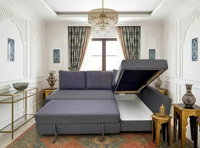 Comfortable & Stylish L-Shape Sofa Bed