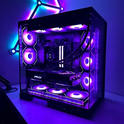 New RTX 5080 Ryzen 7 9800X3D Gaming PC