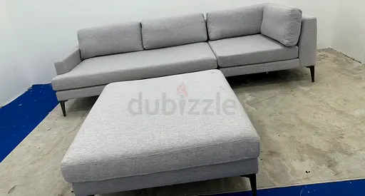 West elm grey color sofa