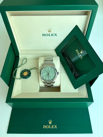 Rolex Oyster Perpetual 41mm Pistachio