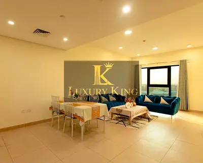FURNISHED 3-BHK WITH BURJ KHALIFA VIEW CORNER UNIT