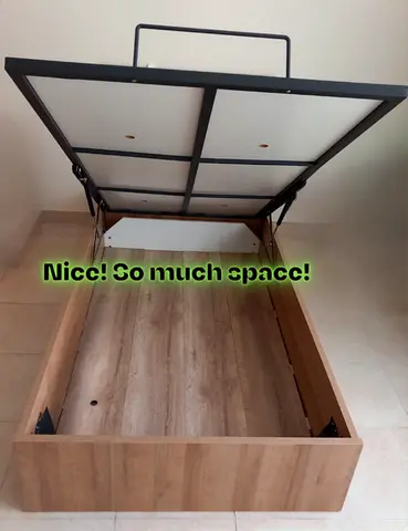 Price Drop ! Hydraulic Storage Bed Only Dhs 400 !!