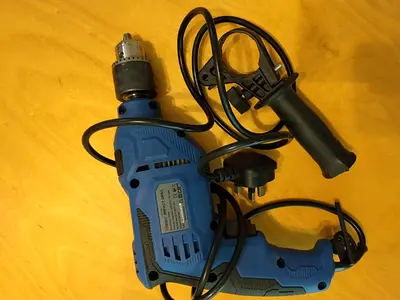 Electric Corded Impact Drill with Side Handle - Ideal Working Condition