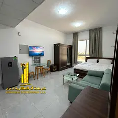 Luxurious and elegant fully furnished studio apartment with brand new furniture for monthly rent in