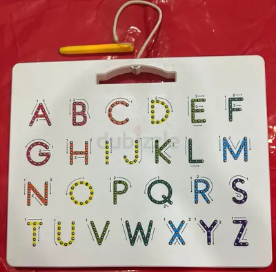 Magnetic Alphabet Tracing Board with Stylus - 3-8yrs Brand Hautton Development skills