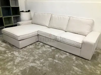 IKEA 4 seater L shape sofa chaise