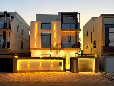 Villa with Pool for Sale | Ajman | Al Helio 2 Area | 5 Bedrooms, Majlis, 3 Living Rooms, Rooftop, and Swimming Pool | Freehold | Price Includes Water,