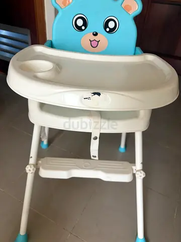 Blue bear baby high chair / feeding chair - good condition