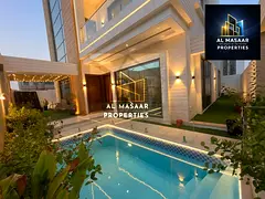 Luxury villa for sale, fully furnished, with a swimming pool and rooftop terrace. All fees included: