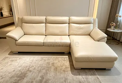 Sofa Bed Leather L Shape