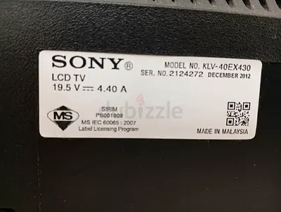 Sony 40" KLV-40EX430 LCD TV (2012) - Good Working Condition