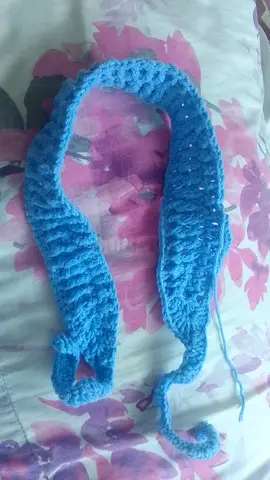 Handmade Blue Knitted Headband