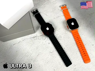 Apple Watch Ultra 3 china - Black and Orange