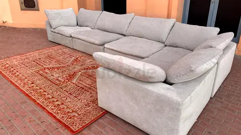 Pan Emirates Feather filled Sofa Excellent Condition