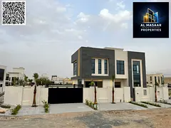 Own a luxury villa in Al Yasmin, Ajman | 6 master bedrooms, 6200 sq ft land area, with a luxurious s