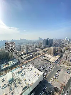 Excellent 1-bedroom apartment for sale in Al Waha Towers, 880 sq.ft, high floor, open city view, par