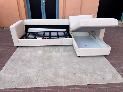 Ikea vimle L shape sofa bed Beige