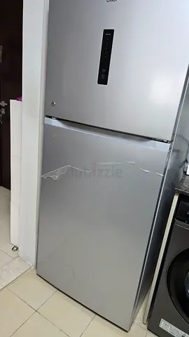 Candy Silver Double-Door Refrigerator - 2-Door, Flawless condition. Single person used.