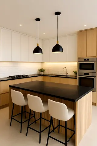 Modern design kitchen island