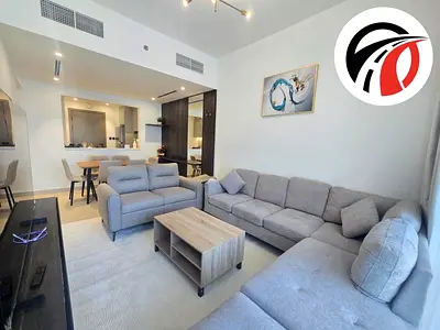 Furnished 3BR Apartment | Binghatti Creek | Balcony & Skyline View