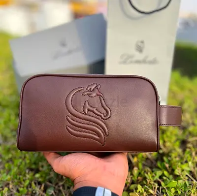 LEMBERTO LEATHER TRAVEL CLUTCH BAG 🔥
