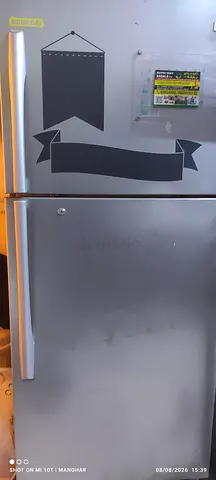 LG-door Silver Refrigerator - Good Condition