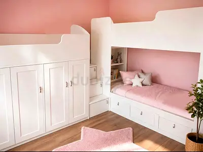 Triple Bunk Beds - Bespoke With Storage
