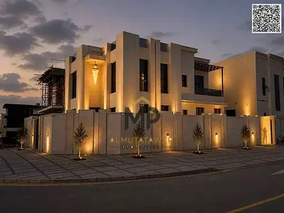 Modern 4-bedroom villa for sale, freehold, Dubai villa design, registration fees included, directly
