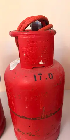 Used Red LPG Gas Cylinder Good Working Condition