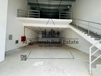 For Rent: Mezzanine Warehouse in Ajman Industrial Area A mezzanine warehouse is available for rent in Ajman Industrial Area, suitable for various
