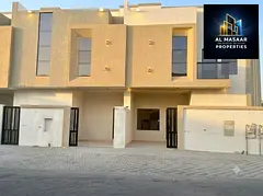 Own a villa for sale in Ajman at an attractive price and with no annual fees. First occupancy, freeh