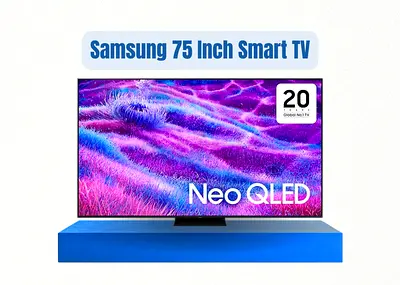 Samsung 75 Inch Class Neo QLED 4K Samsung Vision AI Smart TV 2025 Model 75QN80F