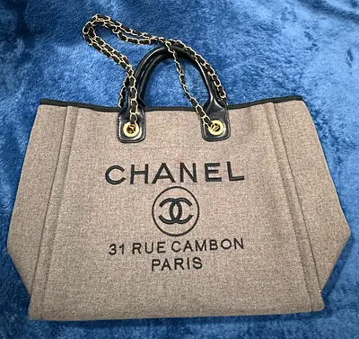 Chanel Deauville Tote Bag - Designer Inspired high Quality