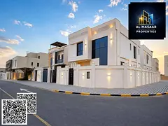 Directly behind services | Own a luxury corner villa in Al Zahia, Ajman | 5 master bedrooms | A grea