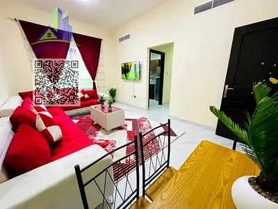 2bhk*Furnished - New building - 3 bathrooms *Al Rashidiya 3 - Opposite the Ladies' Park - Sheikh Khalifa Street