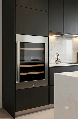 Gaggenau RW404261 Built-in Wine fridge dual zones 46 bottles integrated