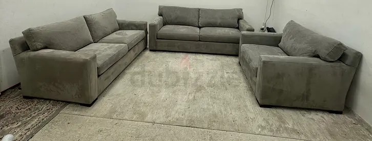Like new condition crate&barrel sofa set