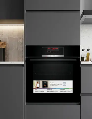 Bosch Built-In Oven & Microwave Set – Black
