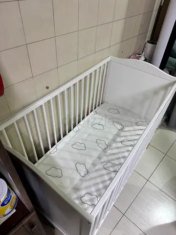 IKEA SMÅGÖRA Baby Cot 60x120cm – White | Baby Crib | Nursery Bed