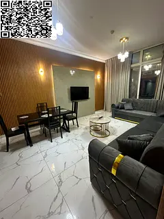 For rent in Ajman, Al Rashidiya – Al Waha Towers: Two bedrooms and a living room; all bills includ