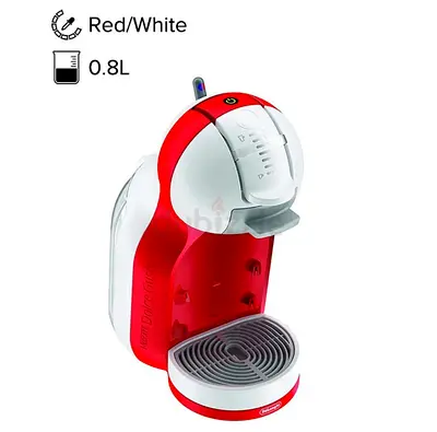 Dolce Gusto Single-Serve Capsule Coffee Machine - Red/White, 0.8L