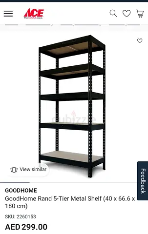 Metal shelf - 5 tier
