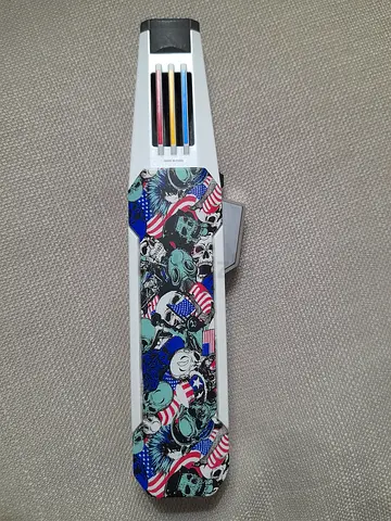 Handheld Butane Torch Lighter - Decorative Skin, Works Perfectly