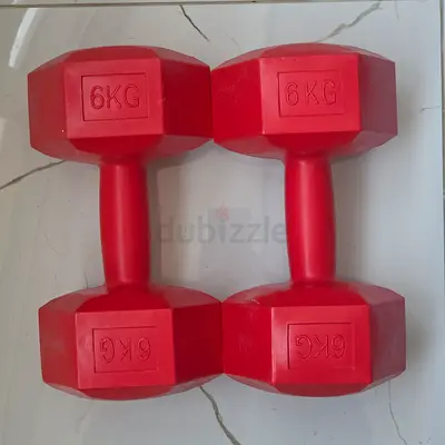 Dumbbells 6kg each