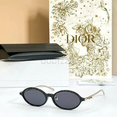 Dior Oval Black Sunglasses — Excellent Condition