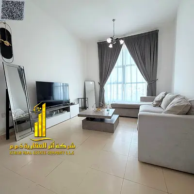 🏢 Luxurious and elegant fully furnished one-bedroom apartment for monthly rent in City Towers with free private parking – in Al Nuaimiya 3, Khalifa S