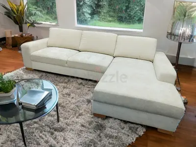 Ikea beige color lshape sofa for sale