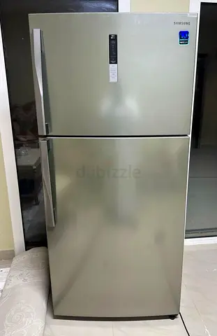 Samsung Top Freezer Refrigerator - Good Condition, Stainless Steel